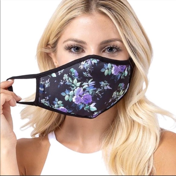 Accessories Nwt Floral Purple Face Masks Poshmark
